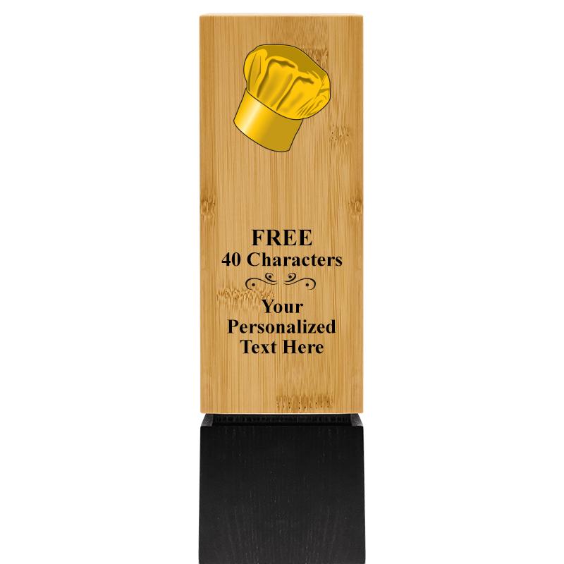 9.5" SUSTAINABLE WOOD TROPHY