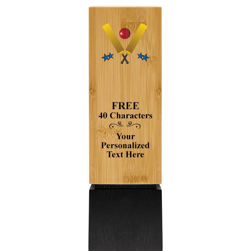 9.5" SUSTAINABLE WOOD TROPHY