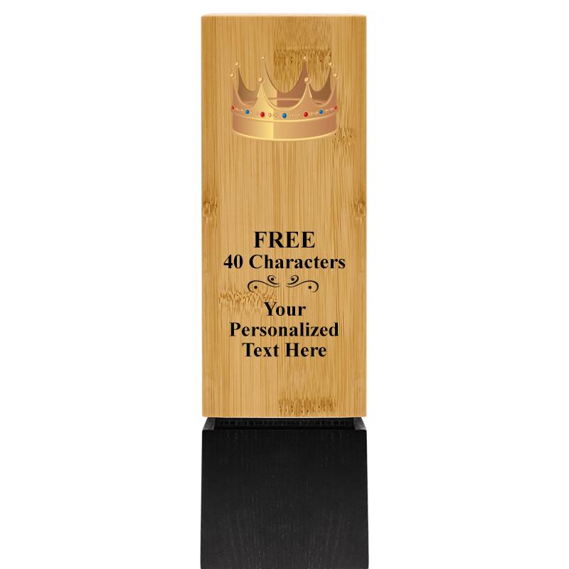 9.5" SUSTAINABLE WOOD TROPHY