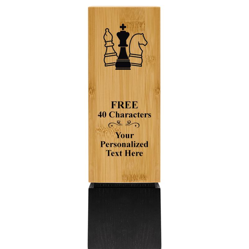 9.5" SUSTAINABLE WOOD TROPHY