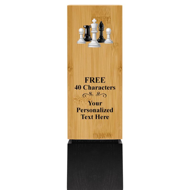 9.5" SUSTAINABLE WOOD TROPHY