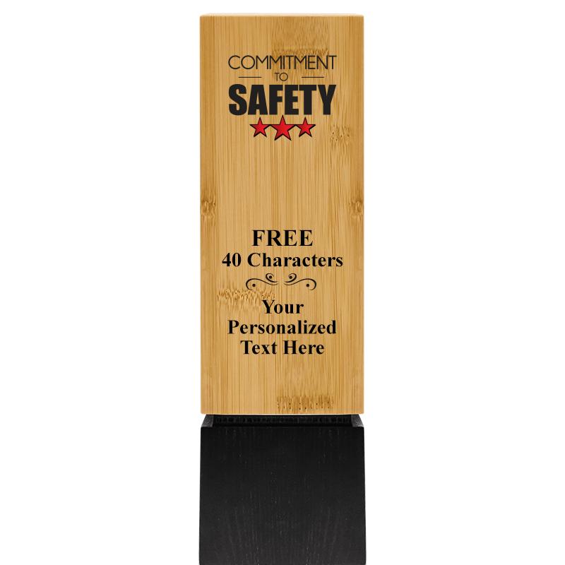 9.5" SUSTAINABLE WOOD TROPHY