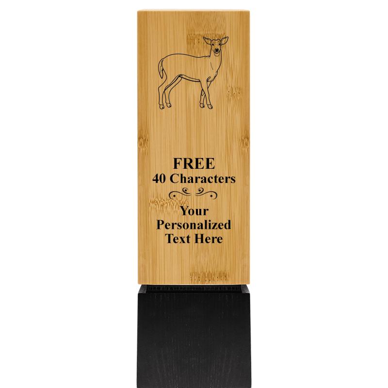 9.5" SUSTAINABLE WOOD TROPHY