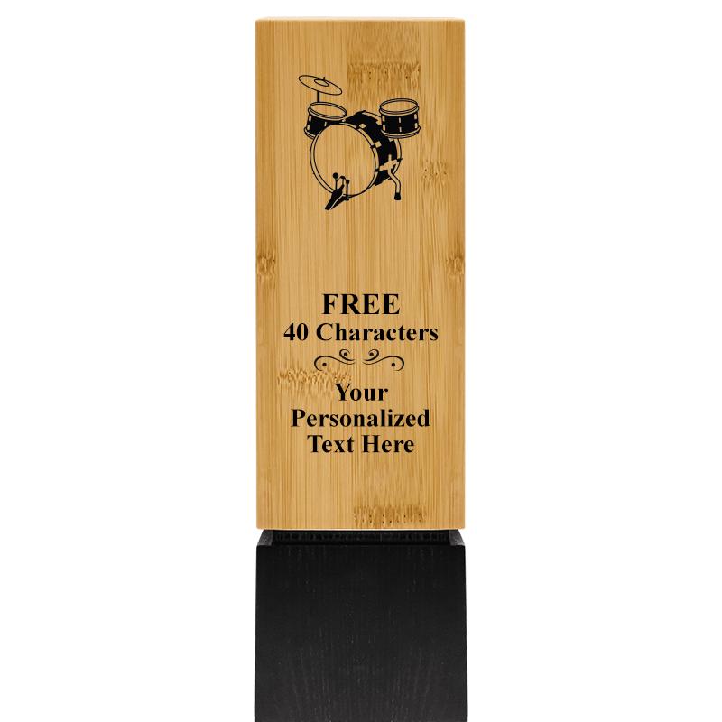 9.5" SUSTAINABLE WOOD TROPHY