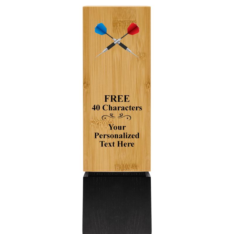 9.5" SUSTAINABLE WOOD TROPHY