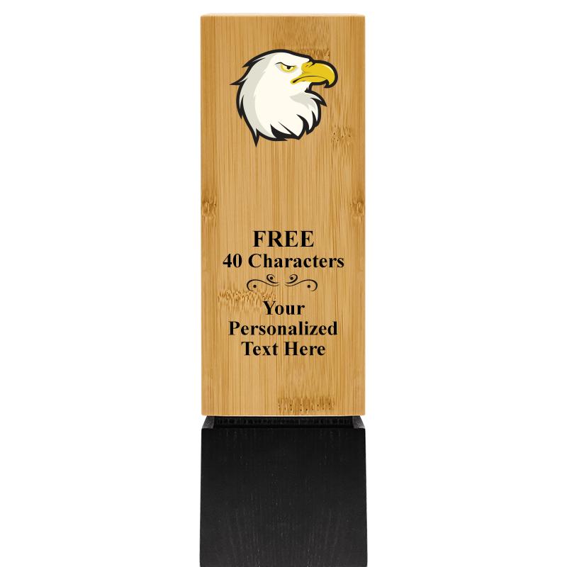 9.5" SUSTAINABLE WOOD TROPHY