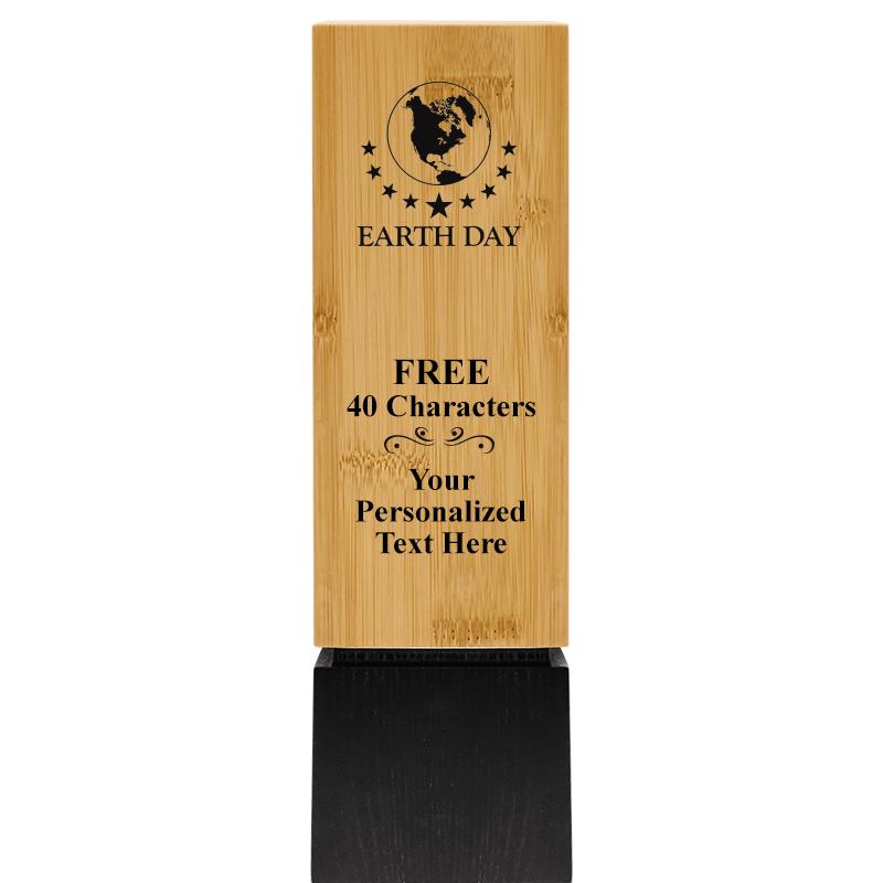 9.5" SUSTAINABLE WOOD TROPHY