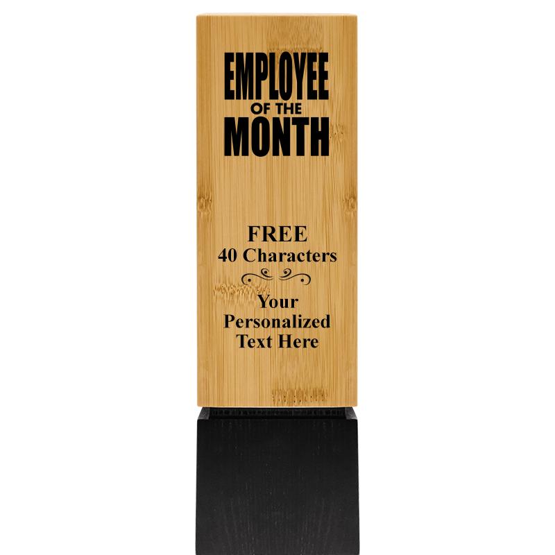 9.5" SUSTAINABLE WOOD TROPHY