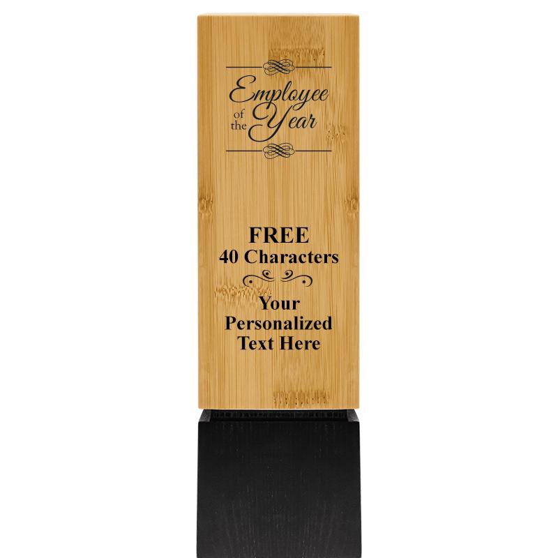 9.5" SUSTAINABLE WOOD TROPHY