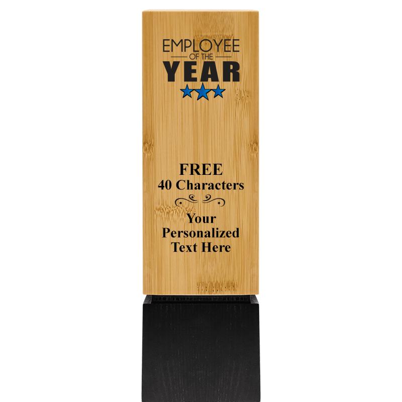 9.5" SUSTAINABLE WOOD TROPHY