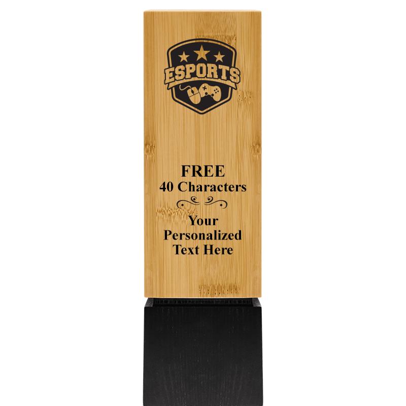 9.5" SUSTAINABLE WOOD TROPHY