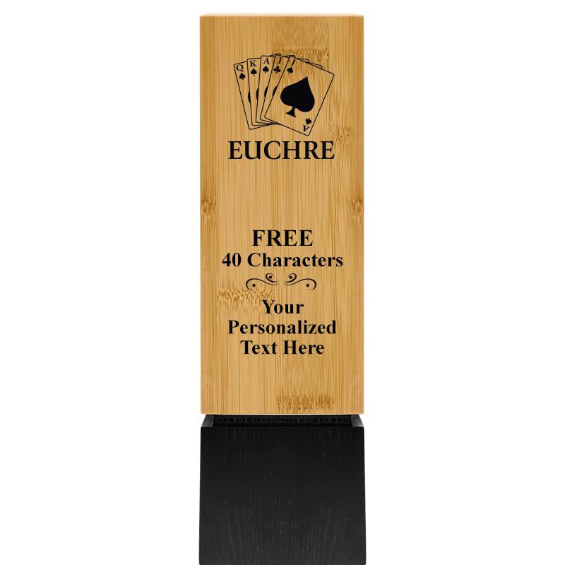 9.5" SUSTAINABLE WOOD TROPHY