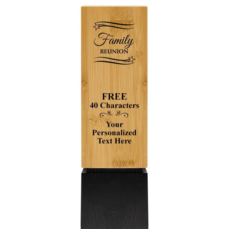 9.5" SUSTAINABLE WOOD TROPHY