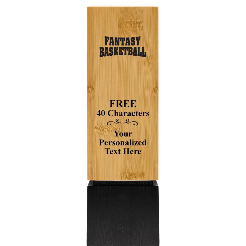 9.5" SUSTAINABLE WOOD TROPHY