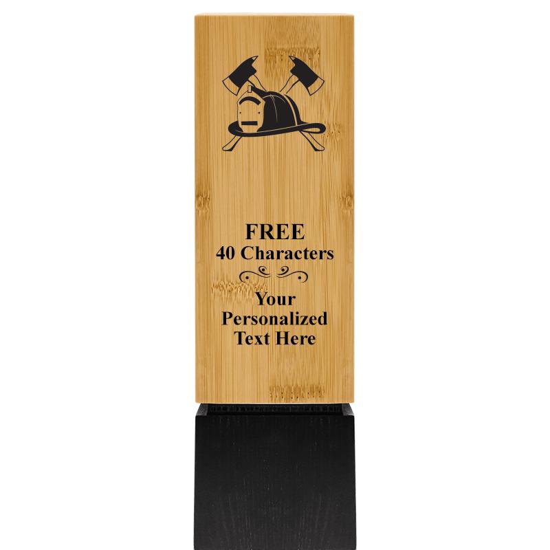 9.5" SUSTAINABLE WOOD TROPHY