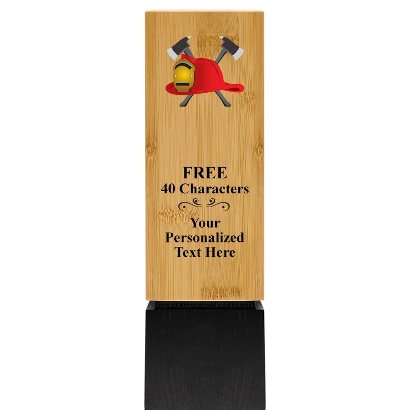 9.5" SUSTAINABLE WOOD TROPHY