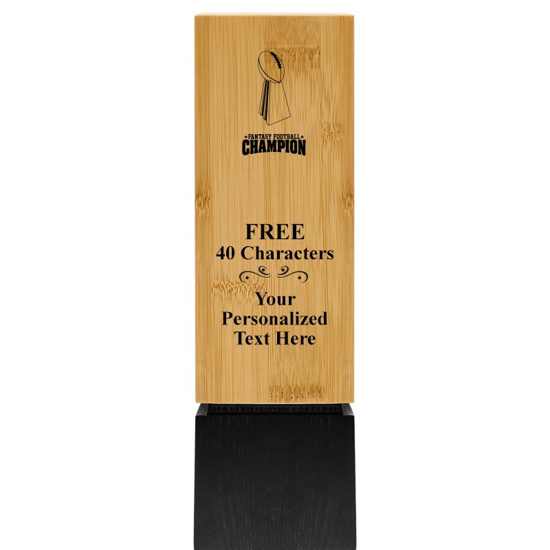 9.5" SUSTAINABLE WOOD TROPHY