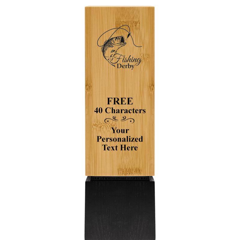 9.5" SUSTAINABLE WOOD TROPHY