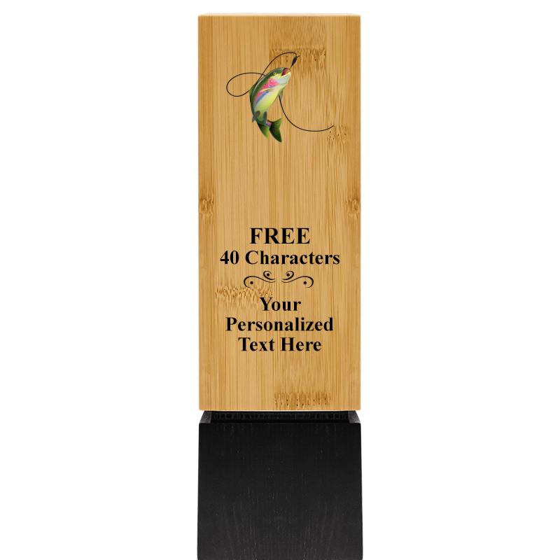 9.5" SUSTAINABLE WOOD TROPHY