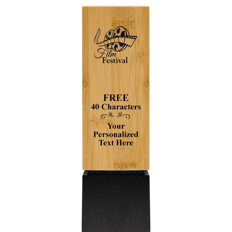 9.5" SUSTAINABLE WOOD TROPHY