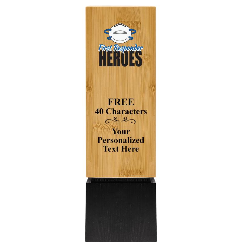 9.5" SUSTAINABLE WOOD TROPHY