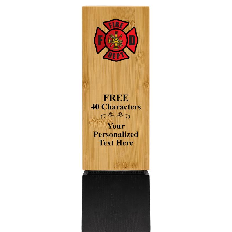 9.5" SUSTAINABLE WOOD TROPHY