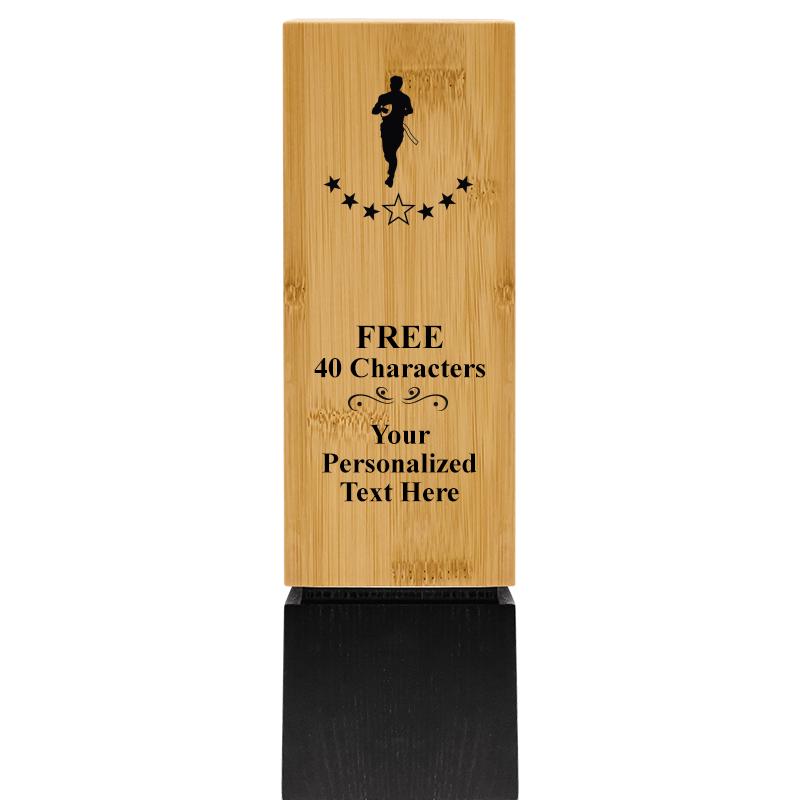 9.5" SUSTAINABLE WOOD TROPHY