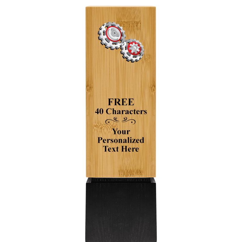 9.5" SUSTAINABLE WOOD TROPHY