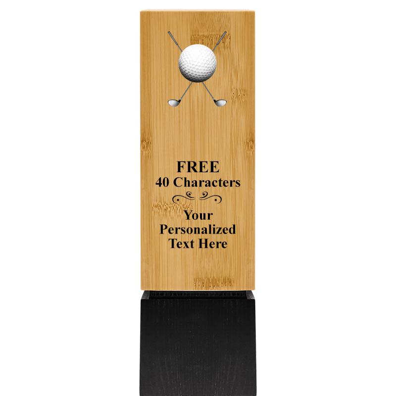 9.5" SUSTAINABLE WOOD TROPHY