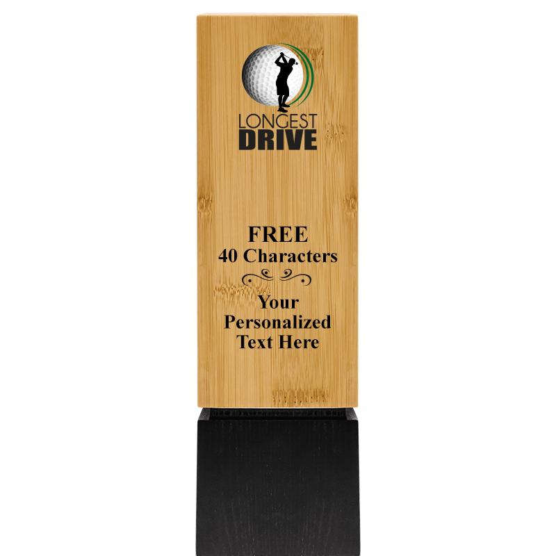 9.5" SUSTAINABLE WOOD TROPHY