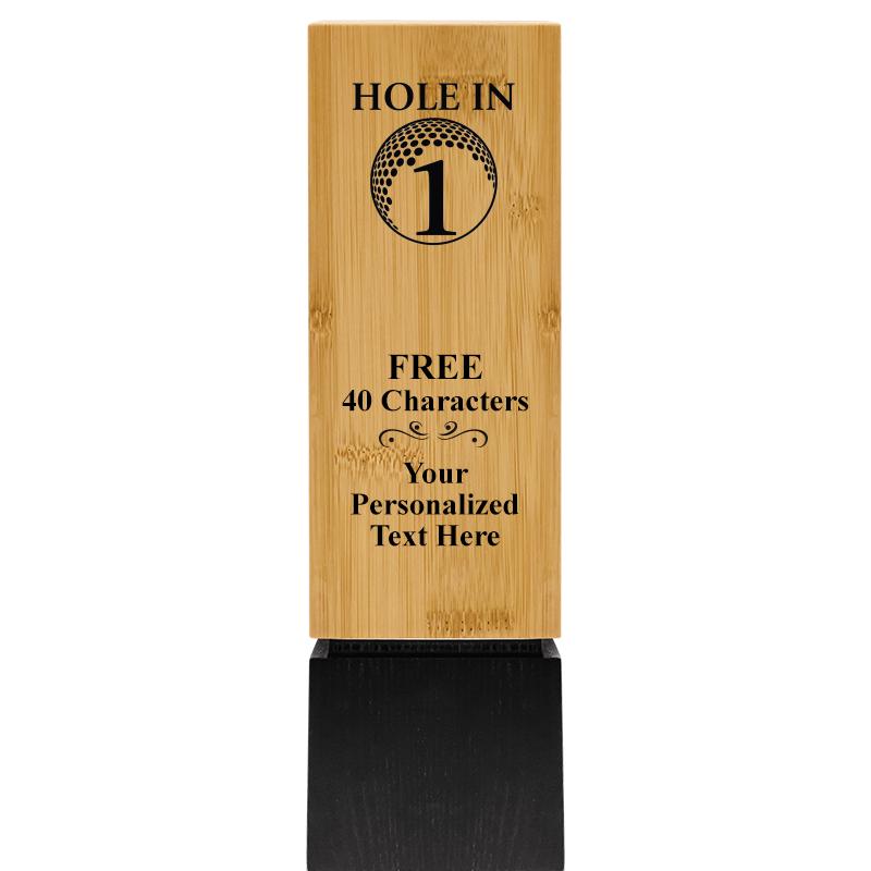 9.5" SUSTAINABLE WOOD TROPHY