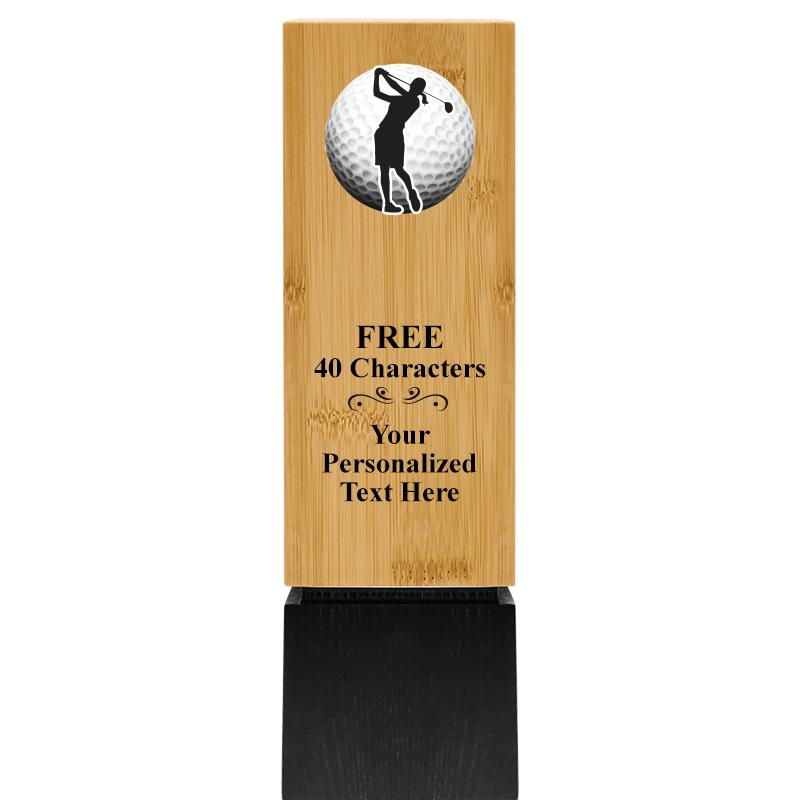 9.5" SUSTAINABLE WOOD TROPHY