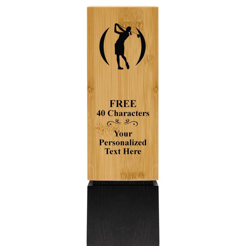 9.5" SUSTAINABLE WOOD TROPHY