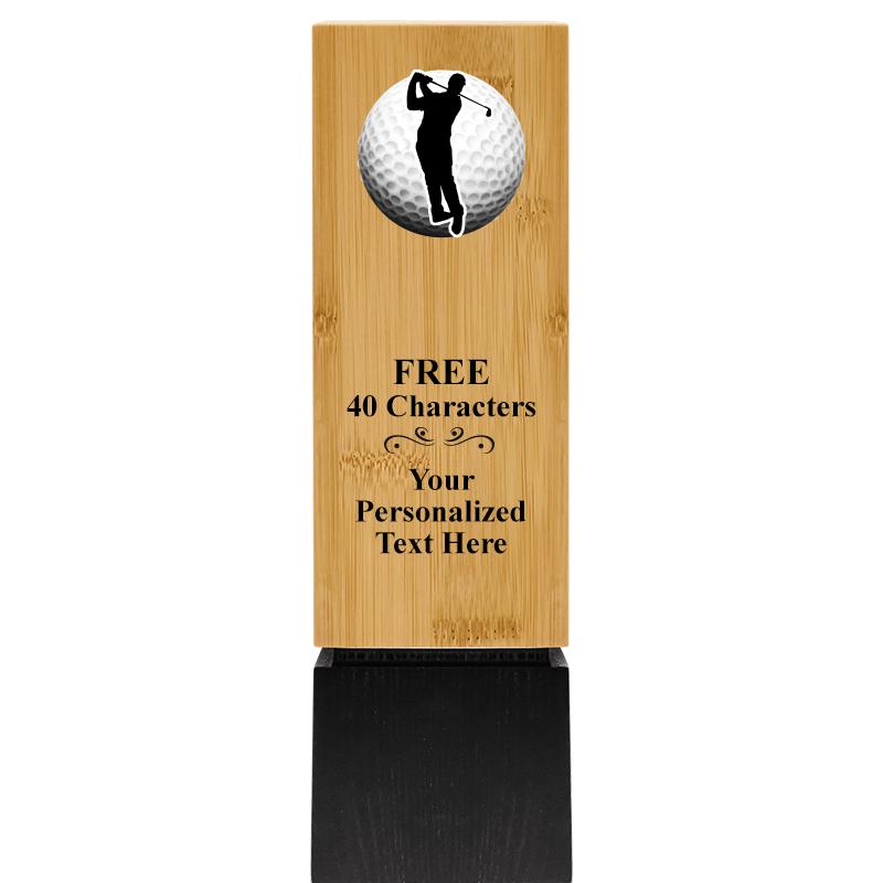 9.5" SUSTAINABLE WOOD TROPHY