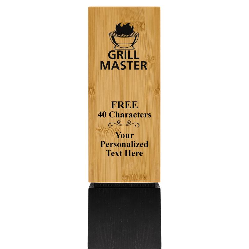 9.5" SUSTAINABLE WOOD TROPHY