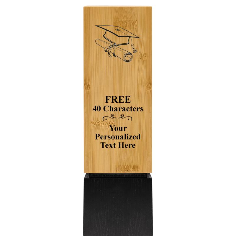 9.5" SUSTAINABLE WOOD TROPHY