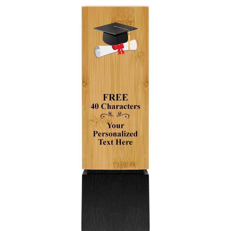 9.5" SUSTAINABLE WOOD TROPHY