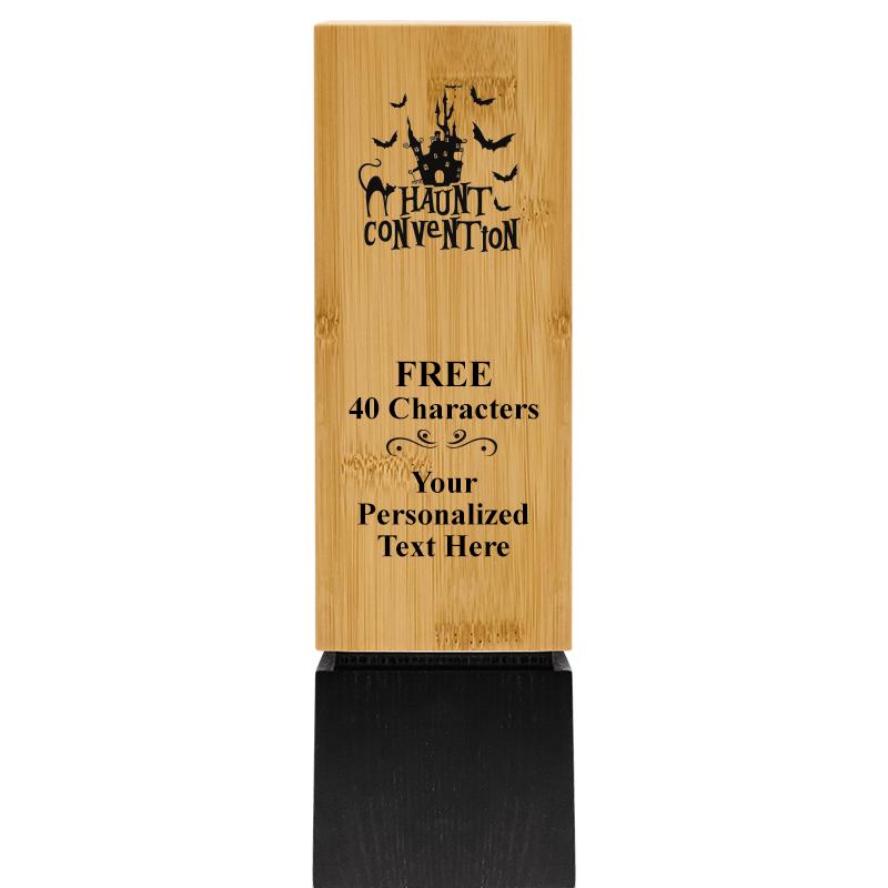 9.5" SUSTAINABLE WOOD TROPHY