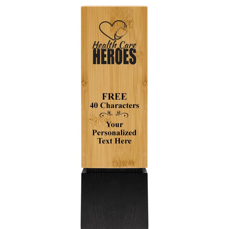9.5" SUSTAINABLE WOOD TROPHY
