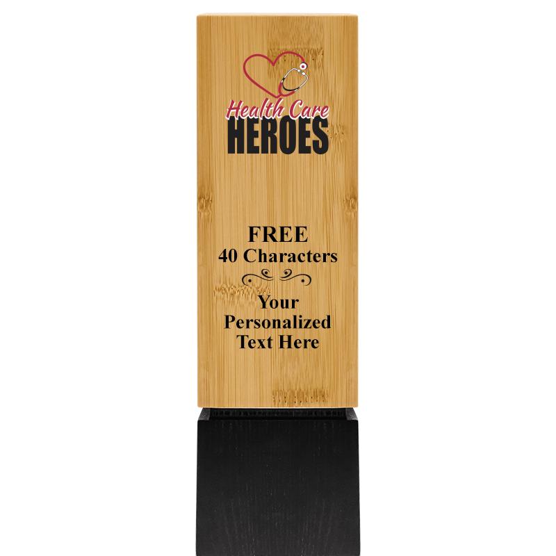9.5" SUSTAINABLE WOOD TROPHY