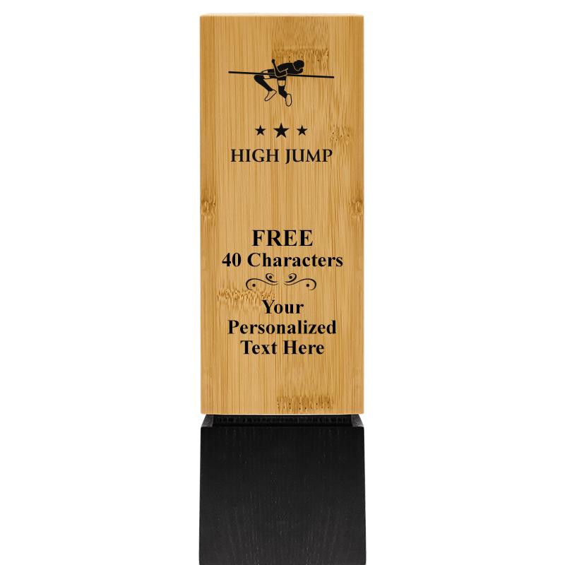 9.5" SUSTAINABLE WOOD TROPHY