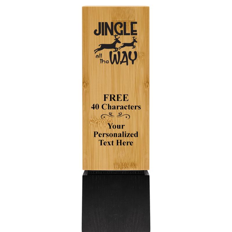 9.5" SUSTAINABLE WOOD TROPHY