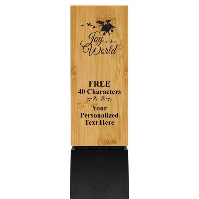 9.5" SUSTAINABLE WOOD TROPHY