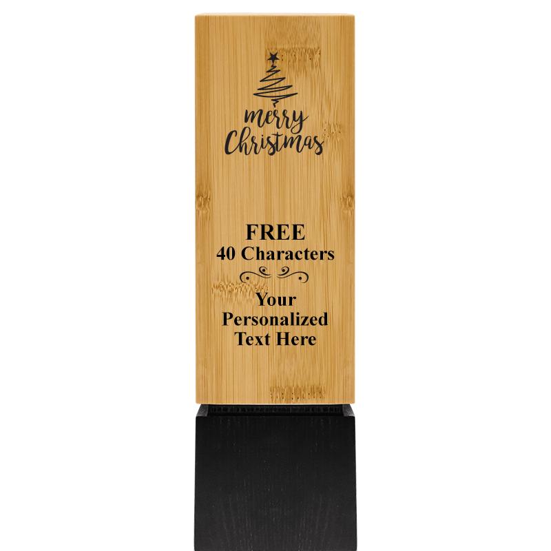 9.5" SUSTAINABLE WOOD TROPHY