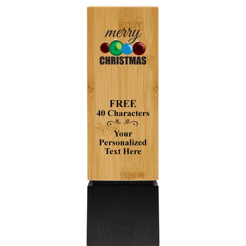 9.5" SUSTAINABLE WOOD TROPHY