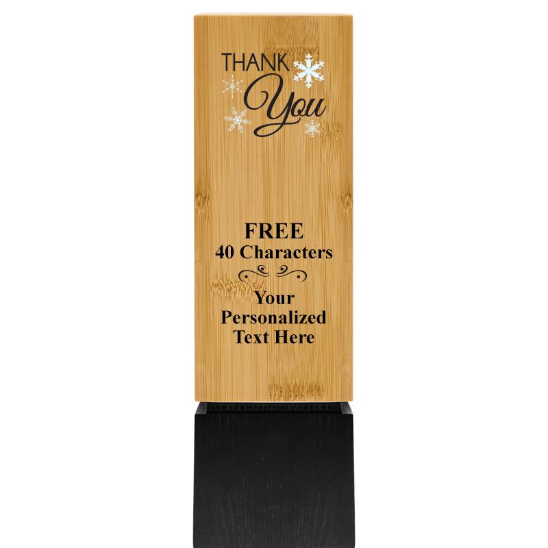 9.5" SUSTAINABLE WOOD TROPHY