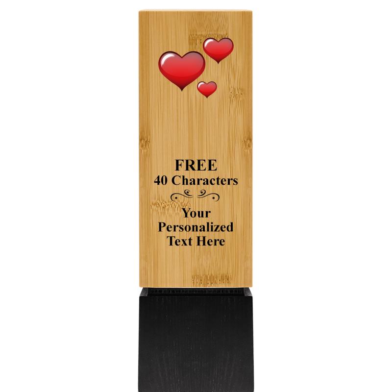 9.5" SUSTAINABLE WOOD TROPHY