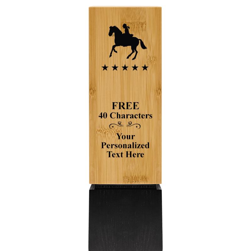 9.5" SUSTAINABLE WOOD TROPHY