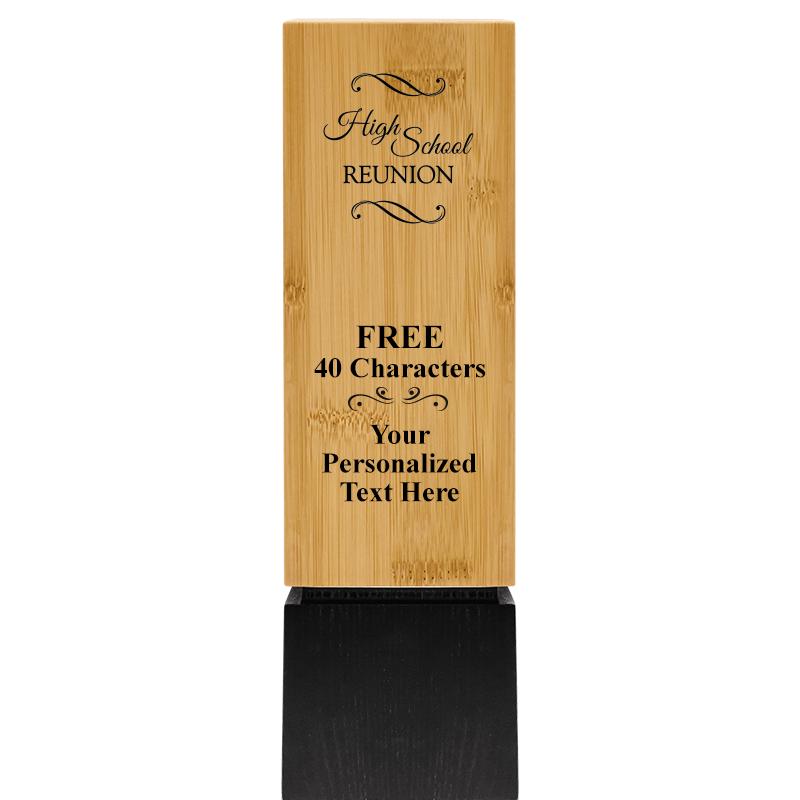 9.5" SUSTAINABLE WOOD TROPHY