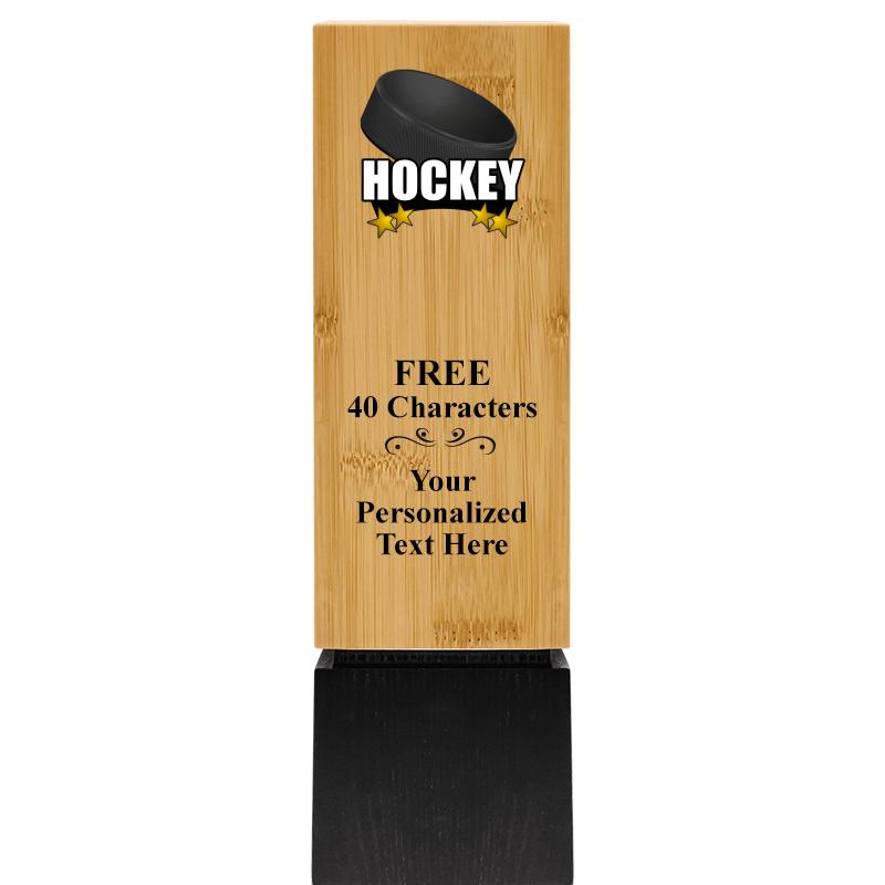 9.5" SUSTAINABLE WOOD TROPHY